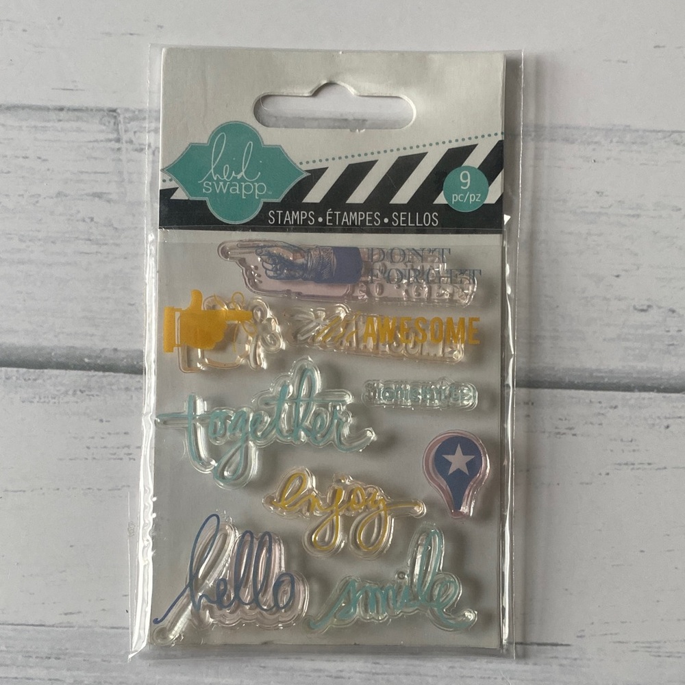 Heidi Swapp Clear Stamp Trio | Cardmaking Stamps - Picture 4 of 7
